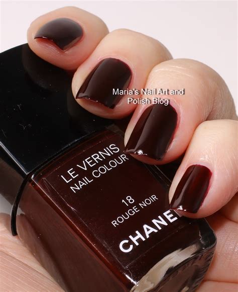 chanel nail rouge noir|chanel noir nail polish.